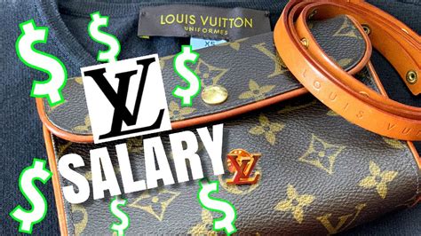 louis vuitton pay per hour|louis vuitton salary.